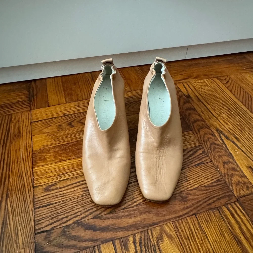 Gray Matters Tan Heels - Picture 3 of 6